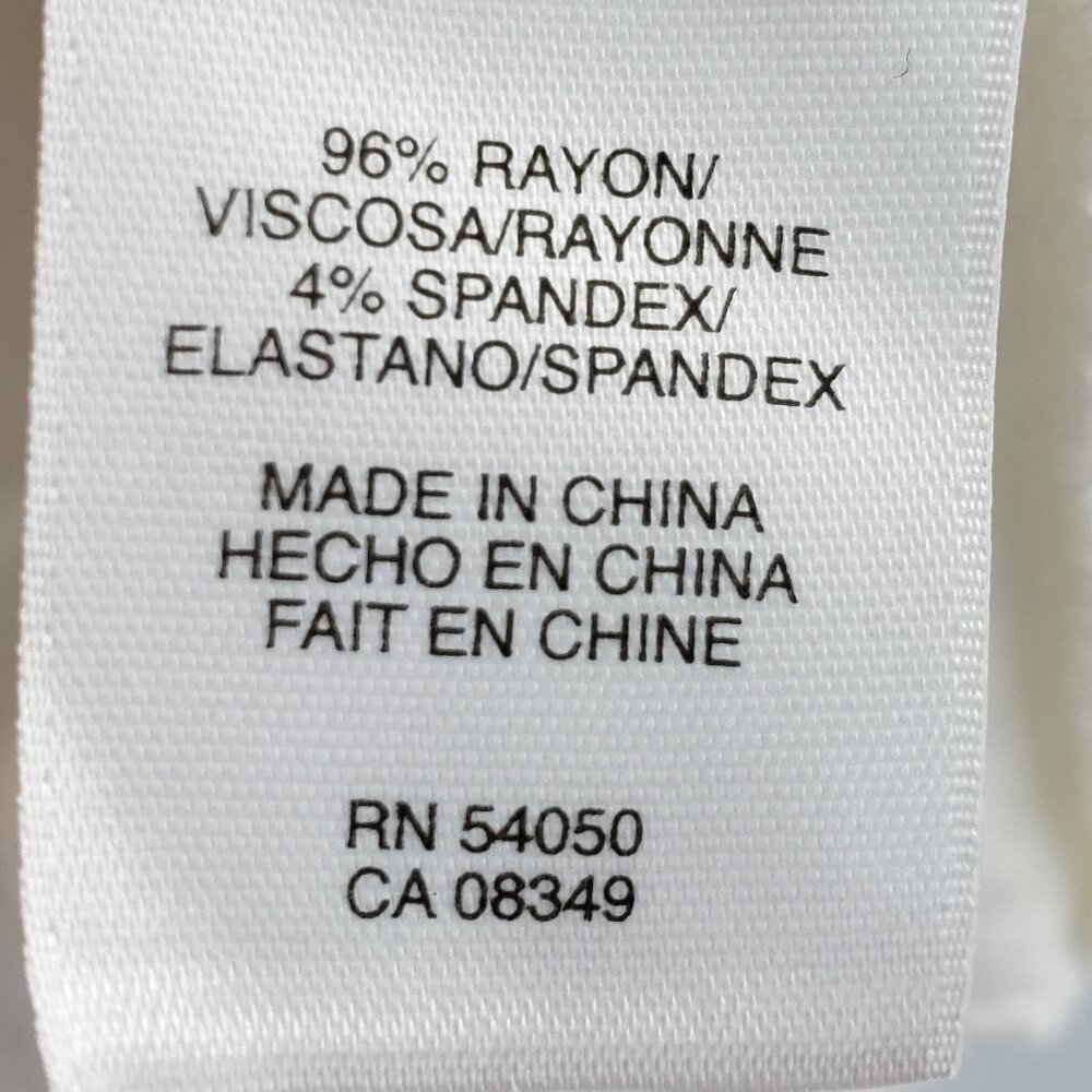 For Cynthia Woman Open Drape Front Linen Jacket & JNY Tank Top Size 3X Tan Cream - Picture 8 of 12